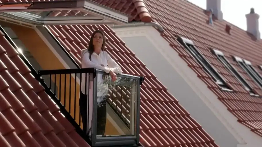 Nyt tag med Velux balkon Greve