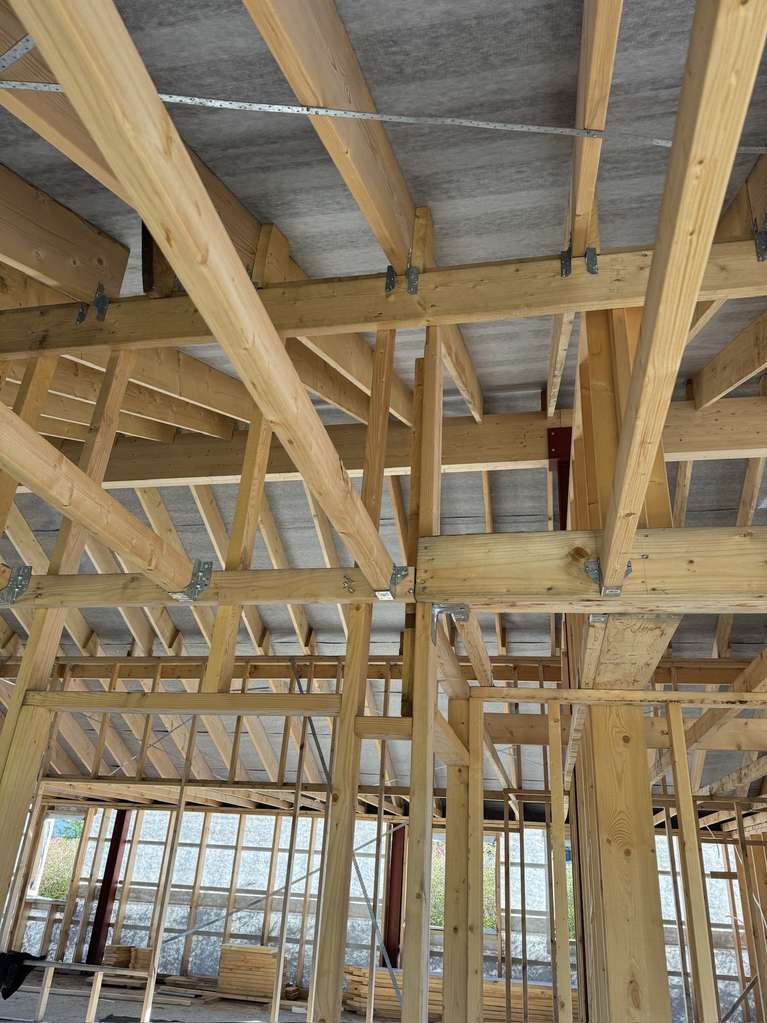 Nyt tag, tømrerarbejde i Greve