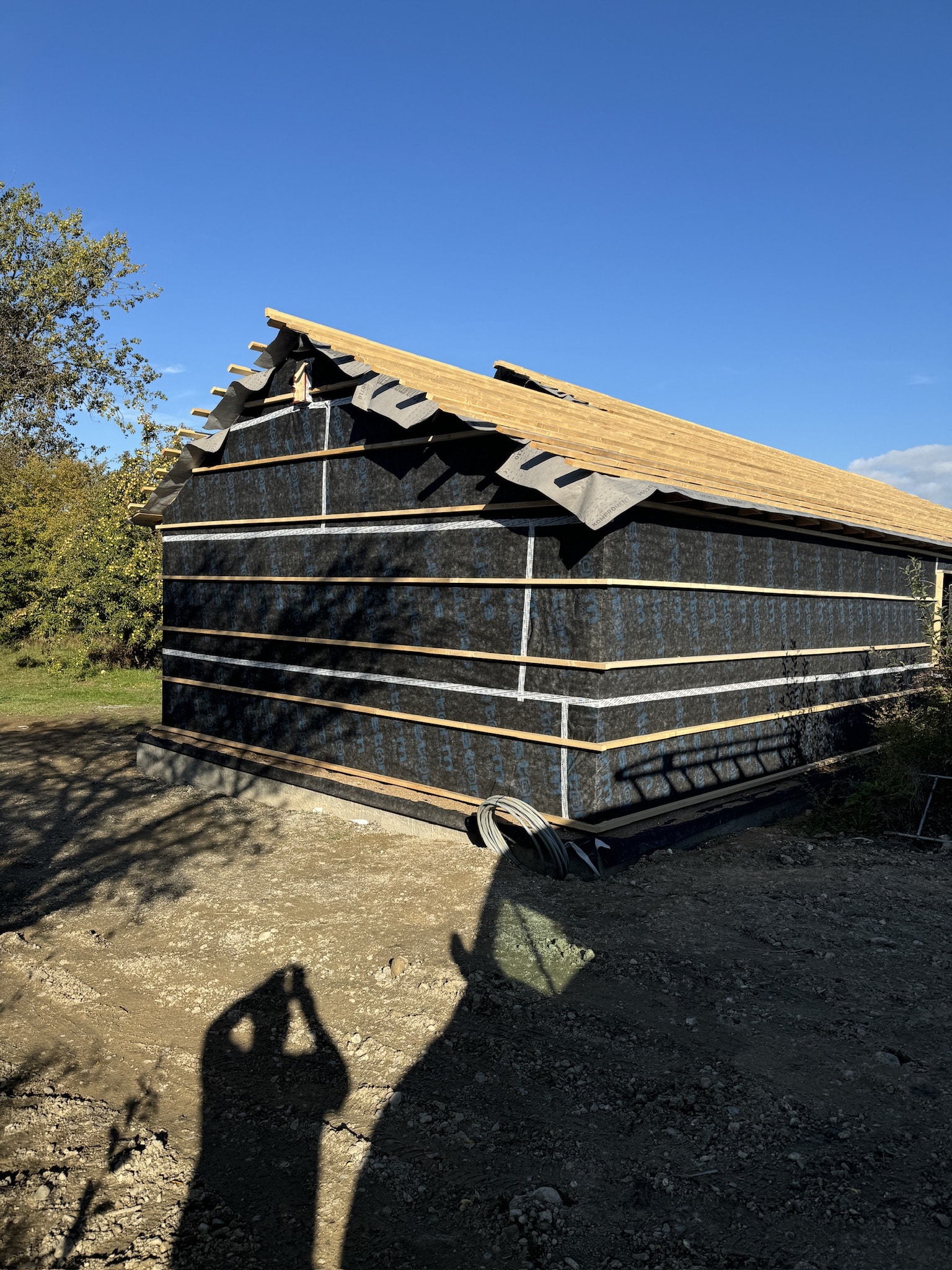 Nyt tag, tømrerarbejde i Greve