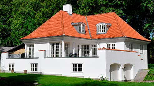 Randers tegl tagsten - nyt tag Greve